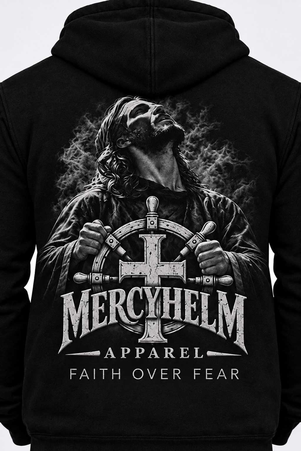 Mercyhelm Hoodie Back